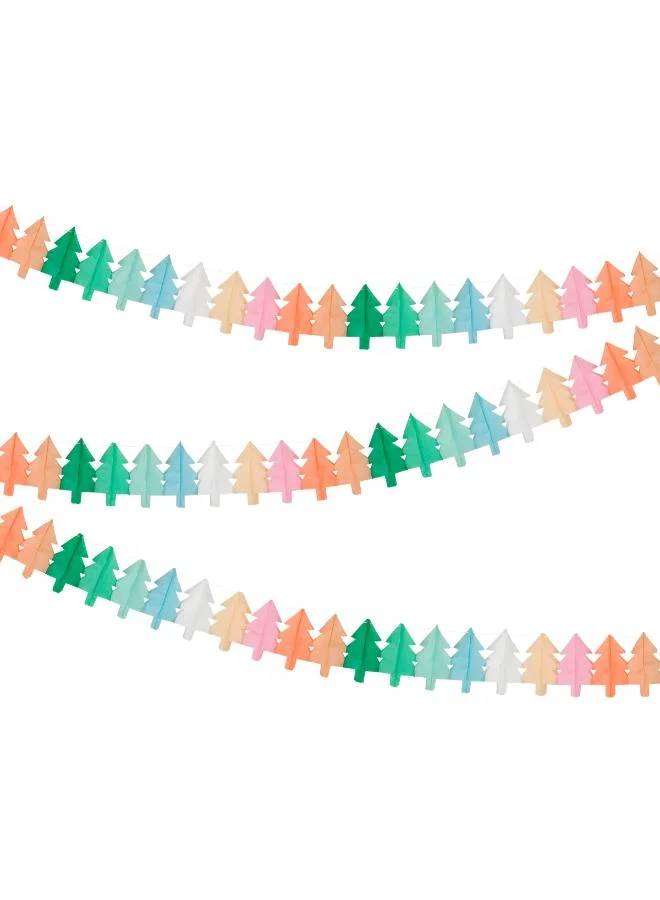 Meri Meri  Tissue paper Christmas Tree Garland  | Best Price UAE