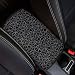 Dreaweet Black Leopard Print Car Center Console Cover Cheetah Print Car Accessories for Women Arm Rest Cover for SUV Sedan NonSlip Comfortable Car Armrest Cover PadEasy to Install - Image 2