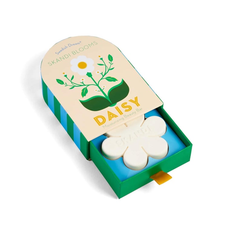 Kalastyle Swedish Dream SKANDI BLOOMS DAISY Bar Soap Moisturizing Beauty Bar Made with Sunflower Lechithin Vegan and CrueltyFree 428 ounces 120 grams - Image 2