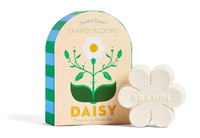 Kalastyle Swedish Dream SKANDI BLOOMS DAISY Bar Soap Moisturizing Beauty Bar Made with Sunflower Lechithin Vegan and CrueltyFree 428 ounces 120 grams - Image 1
