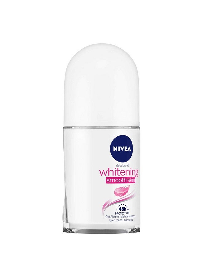 NIVEA Whitening Smooth Skin Roll on for Women, 50ml (Pack of 4, Almond) - Image 3