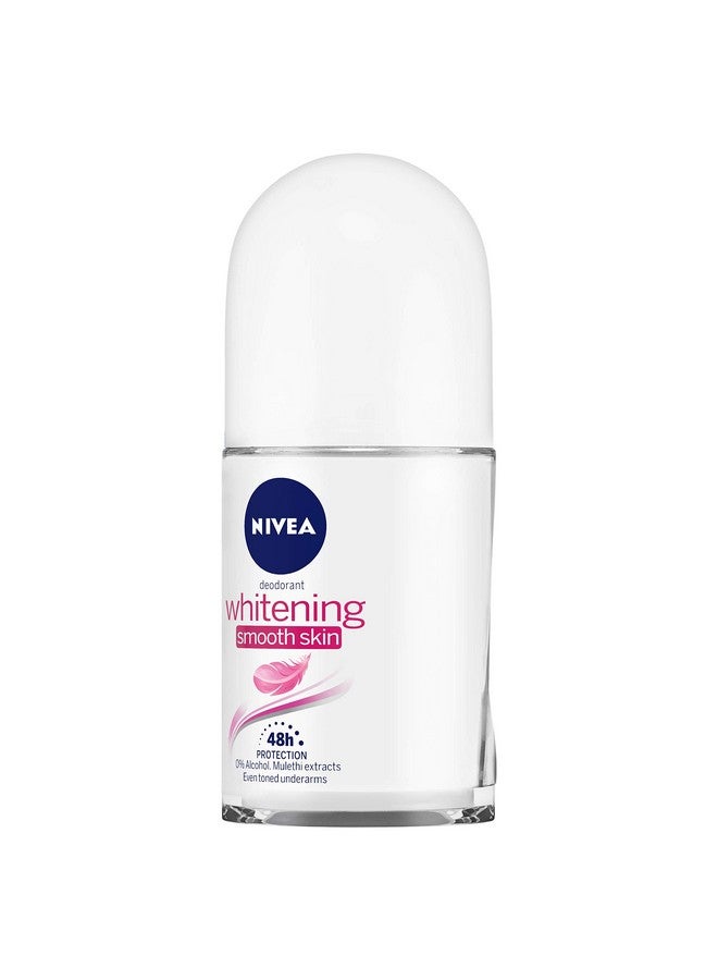 NIVEA Whitening Smooth Skin Roll on for Women, 50ml (Pack of 4, Almond) - Image 4