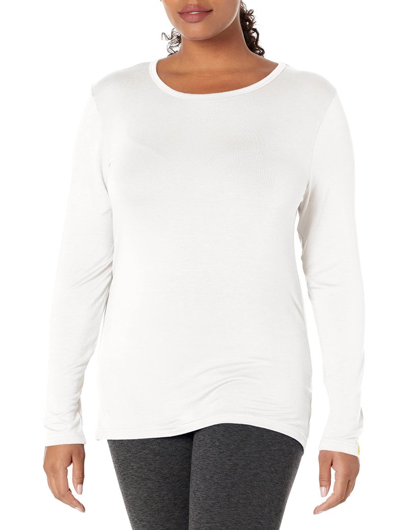 Wink Layers Scrubs for Women, Long Sleeve Silky Tee - Image 1