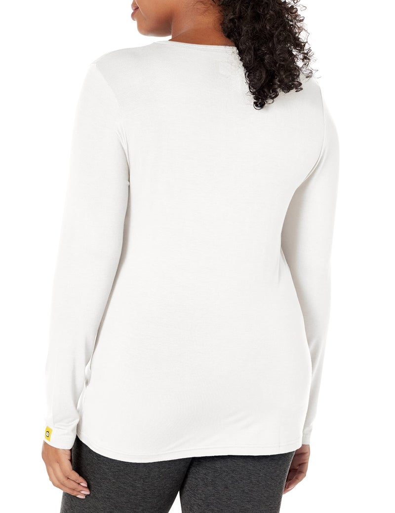 Wink Layers Scrubs for Women, Long Sleeve Silky Tee - Image 2