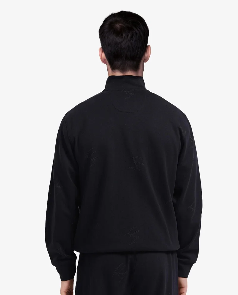 Rare Rabbit Men's Signature Printed Knit Jacket