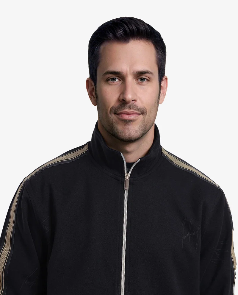 Rare Rabbit Men's Signature Printed Knit Jacket