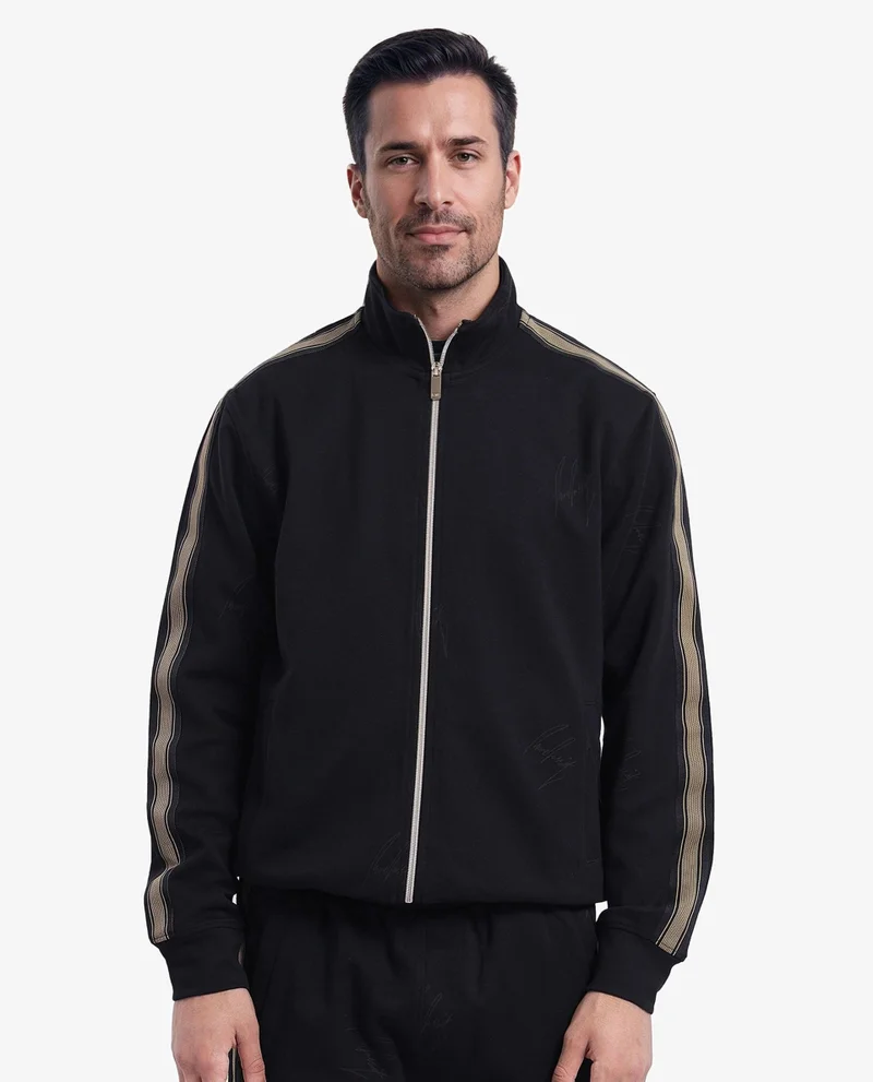 Rare Rabbit Men's Signature Printed Knit Jacket