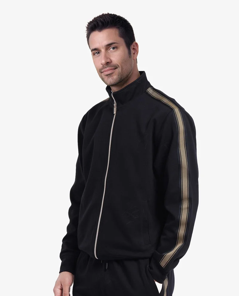 Rare Rabbit Men's Signature Printed Knit Jacket