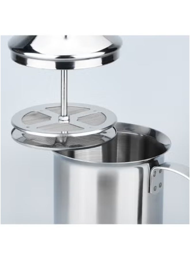 Silver Stainless Steel Milk Frother 13*9.5*18 cm - Image 5