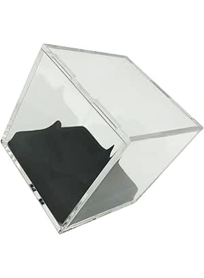 UV Protected Baseball Display Case with Base for Memorabilia Storage and Home Decoration - Image 1