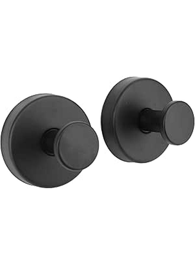 2Pcs Heavy Duty Stainless Steel Suction Cup Hooks for Bathroom Kitchen Glass Door Mirror Towel Shower - Image 1
