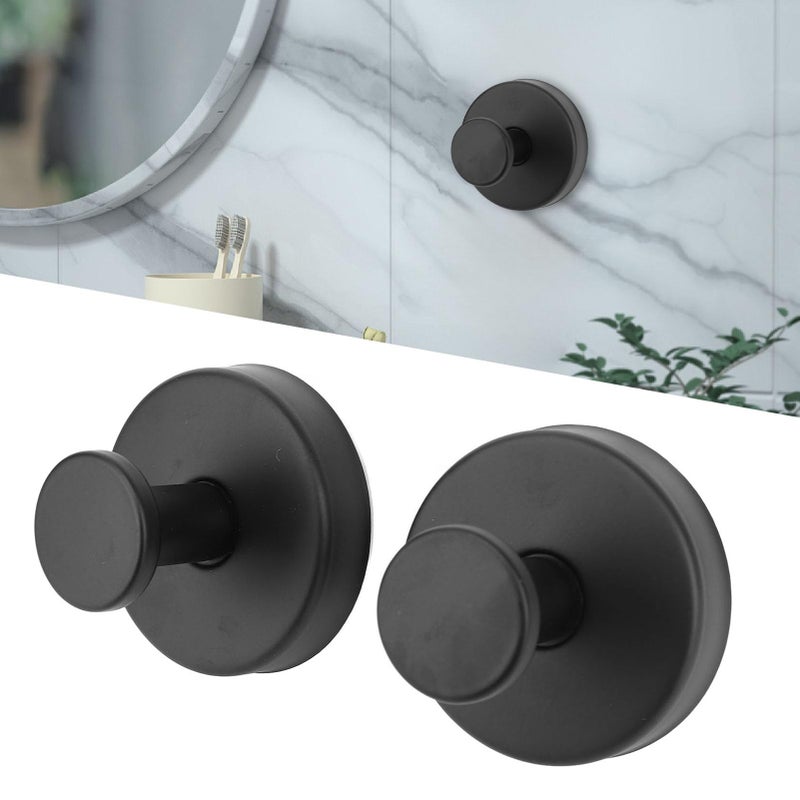 2Pcs Heavy Duty Stainless Steel Suction Cup Hooks for Bathroom Kitchen Glass Door Mirror Towel Shower - Image 5