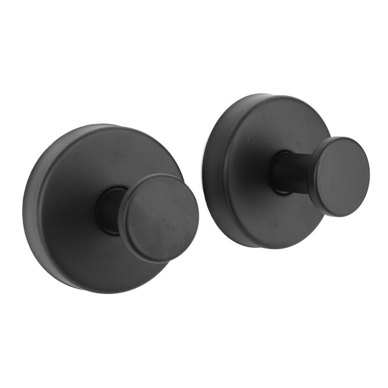 2Pcs Heavy Duty Stainless Steel Suction Cup Hooks for Bathroom Kitchen Glass Door Mirror Towel Shower - Image 2