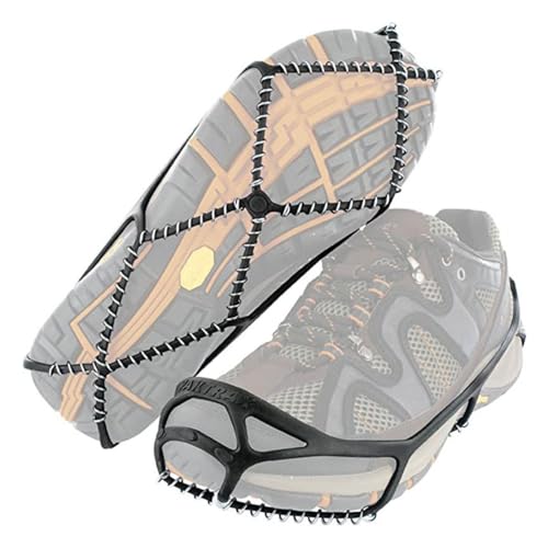 TecoKart® Crampons for Hiking Boots – Durable Spikes for Shoes & Snow Trekking Shoes, Anti-Slip Ice Grips for Snow Shoes for Women & Men, Snow Traction Cleats for Outdoor Climbing and Winter Walking - Image 1
