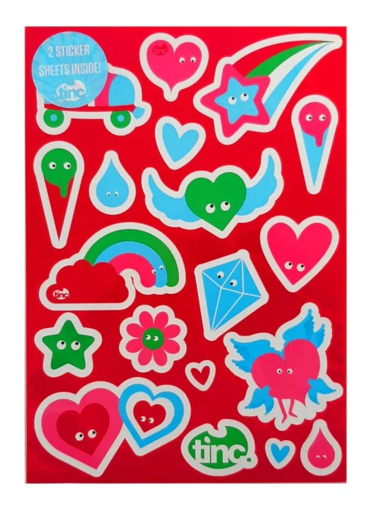 Tinc Colorful Decorative Sticker Sheet Set