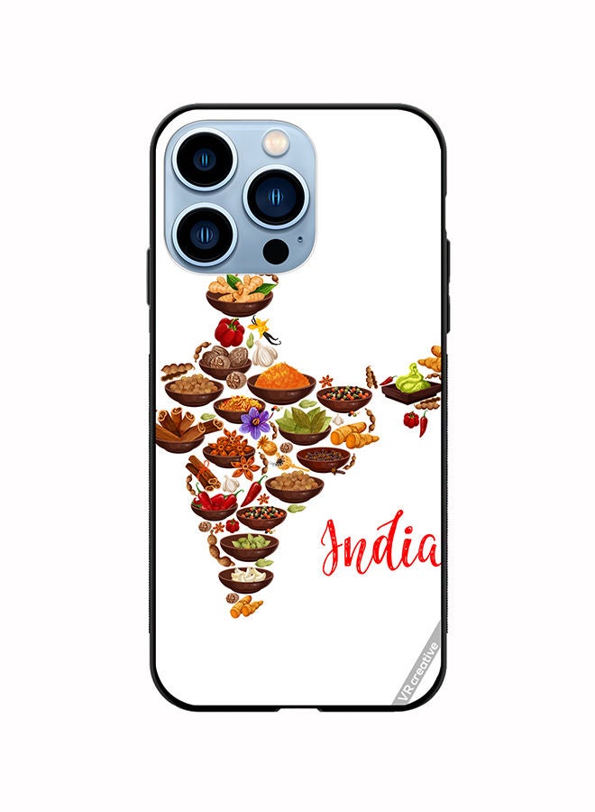 VR CREATIVE Protective Case Cover For Apple iPhone 14 Pro Max Cuisine Indienne Design Multicolour - Image 1