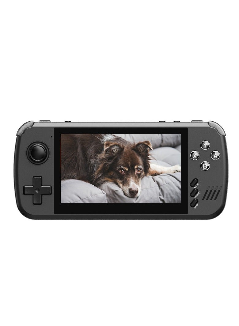 Handheld Game Console 4.3 Inch IPS HD Retro Game Console ATM7051 CPU Quad Core ARM CORTEX-A9 with 5000+ Classic Video Games, Support Multi-Emulator/HD Output/64GB TF Card  - Image 1