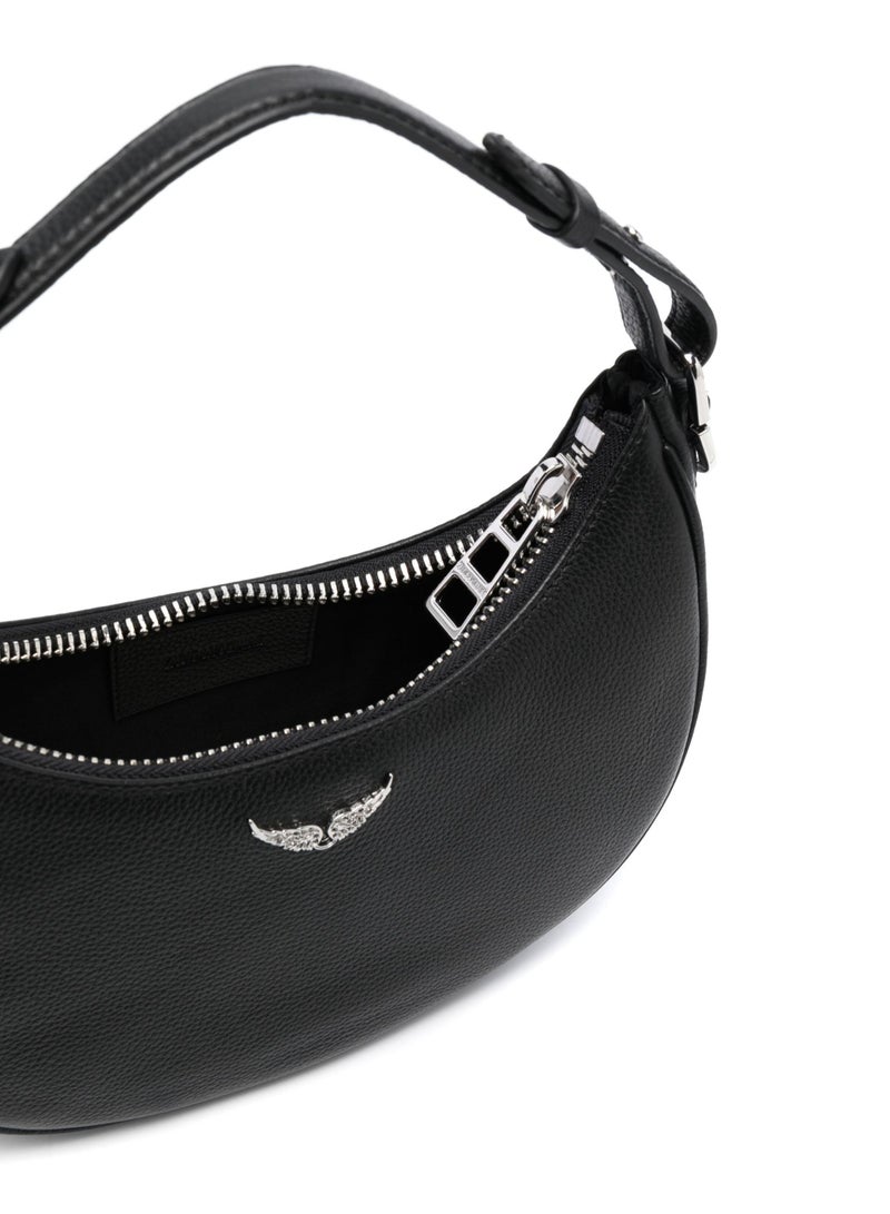 زاديج آند فولتير حقيبة كروس من الجلد ببروش شعار الماركة - Image 4