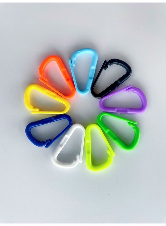 Loquat 220mm Tadpole Self-locking Data Cable Tie Storage Belt DIY Keychain Jewelry Blind Box Fashion Play Pendant Manufacturer-Color:Key Chain Color Mixing - Image 1