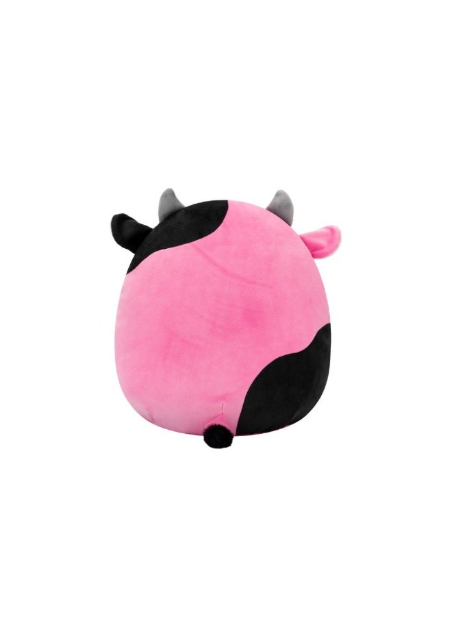 Squishmallows SQCR - Medium Plush (12" Squishmallows) (Pollyanna - Black and Pink Cow W/Mischievous Eyes) - Image 4