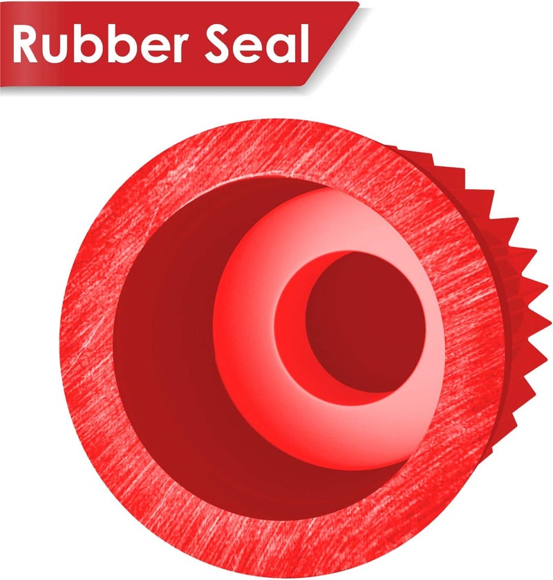SAMIKIVA (30 Pack) Tire Stem Valve Caps, with O Rubber Ring, Universal Stem Covers for Cars, SUVs, Bike and Bicycle, Trucks, Motorcycles, Airtight Seal Heavy Duty (Red (30 Pack)) - Image 2