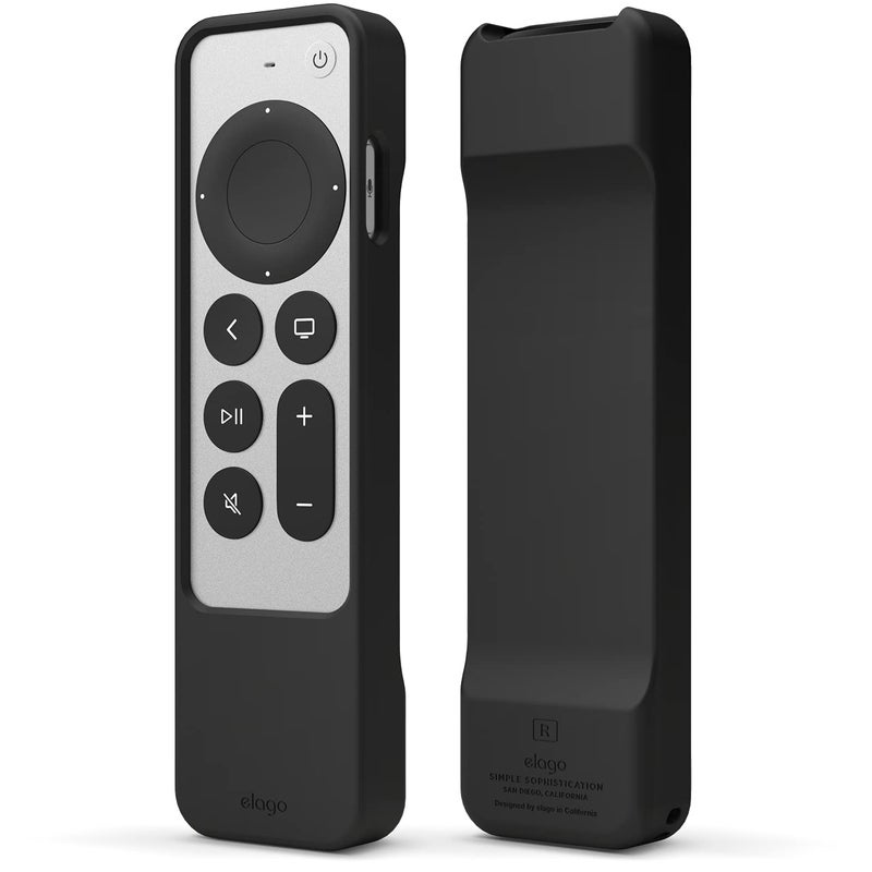 elago R1 Case Compatible with Apple TV 4K Siri Remote 3rd (2022) & 2nd Gen - Magnet Technology, Lanyard Included, Great Grip, Heavy Shock Absorption, Drop Protection, Full Access to All Functions - Image 1