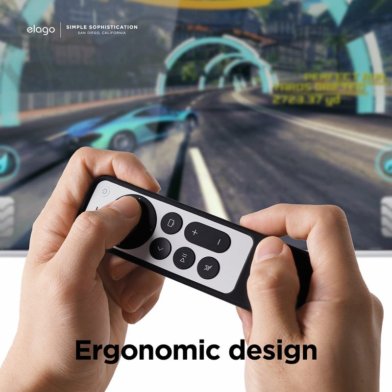 elago R1 Case Compatible with Apple TV 4K Siri Remote 3rd (2022) & 2nd Gen - Magnet Technology, Lanyard Included, Great Grip, Heavy Shock Absorption, Drop Protection, Full Access to All Functions - Image 5