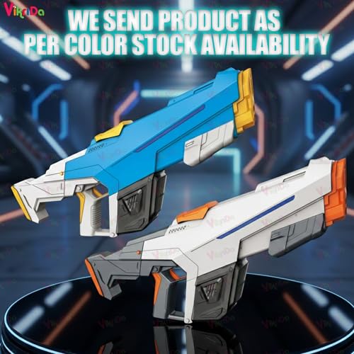 VikriDA Electric Automatic Rechargeable Water Gun Pistol WG-2307 High Pressure Water Blaster for Kids Beach, Pool & Outdoor Summer Toy - Image 4