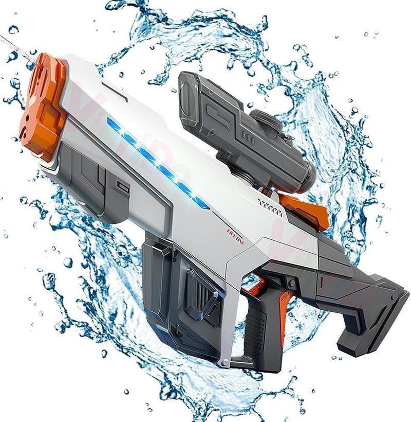 VikriDA Electric Automatic Rechargeable Water Gun Pistol WG-2307 High Pressure Water Blaster for Kids Beach, Pool & Outdoor Summer Toy - Image 5