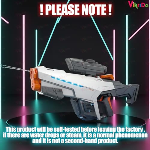 VikriDA Electric Automatic Rechargeable Water Gun Pistol WG-2307 High Pressure Water Blaster for Kids Beach, Pool & Outdoor Summer Toy - Image 2