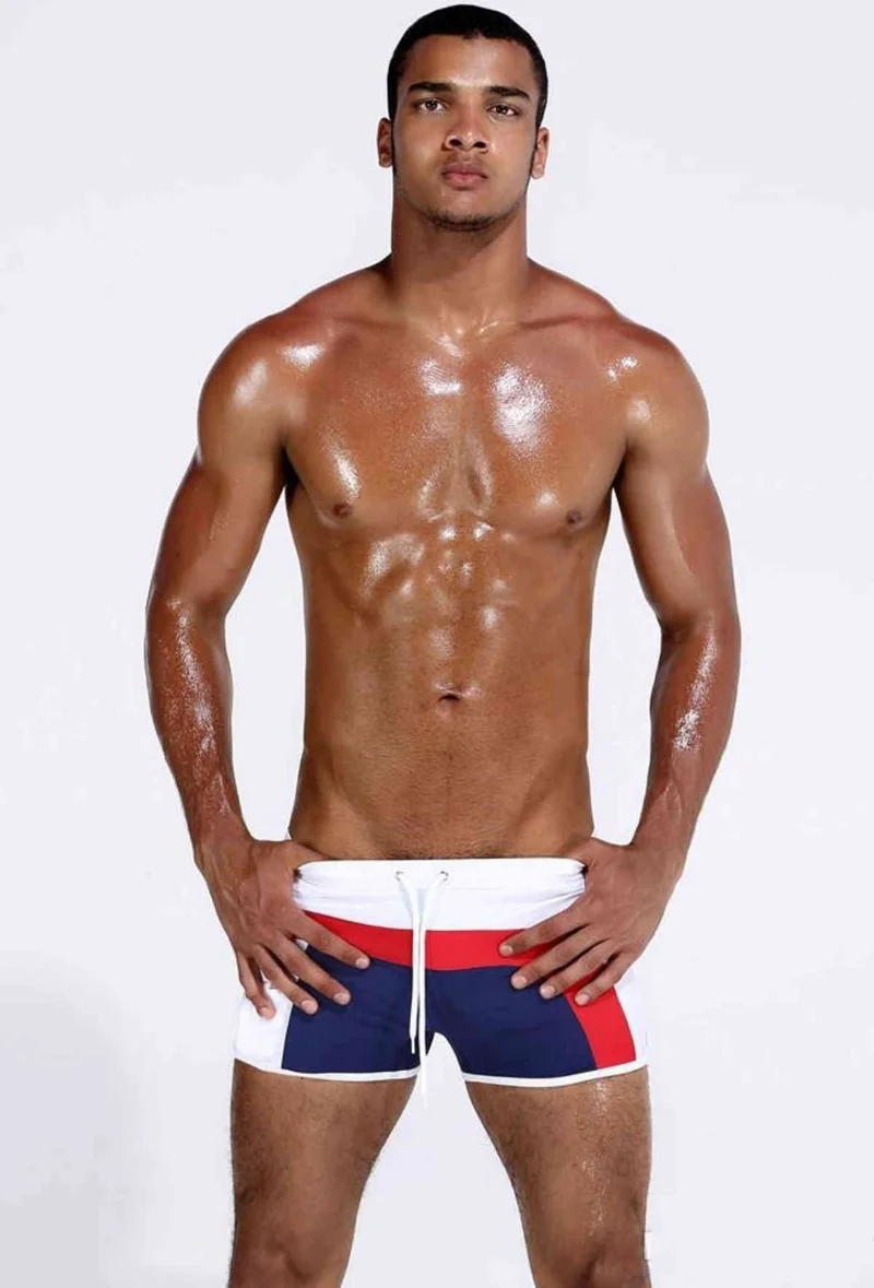 انجلسين Multicolored Lycra Men's Marine Shorts