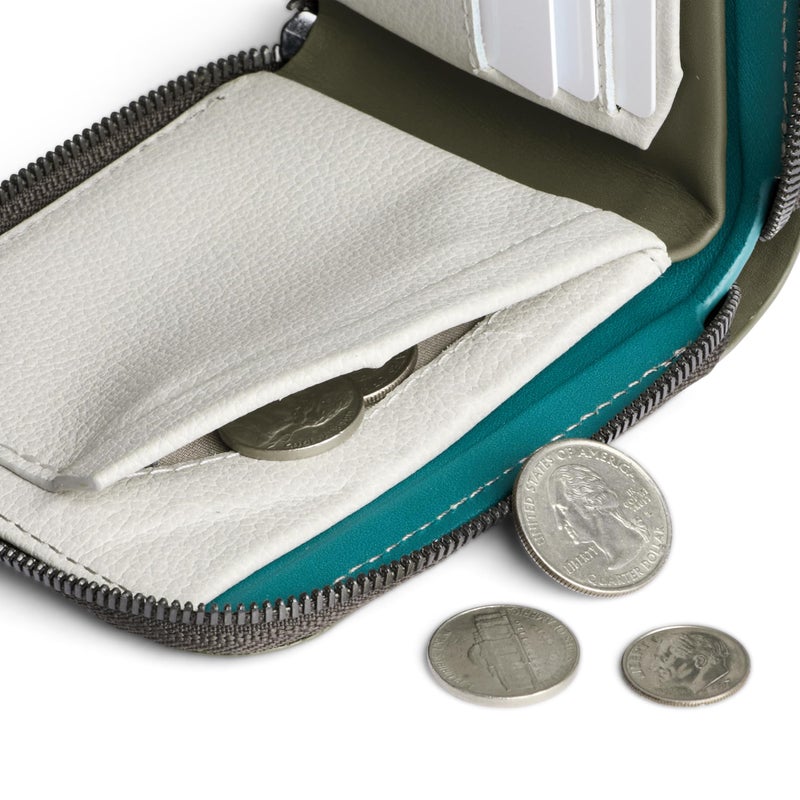 Bellroy Zip Wallet (8+ cards, flat bills, easy-access magnetic coin pouch) - Willow - Image 3