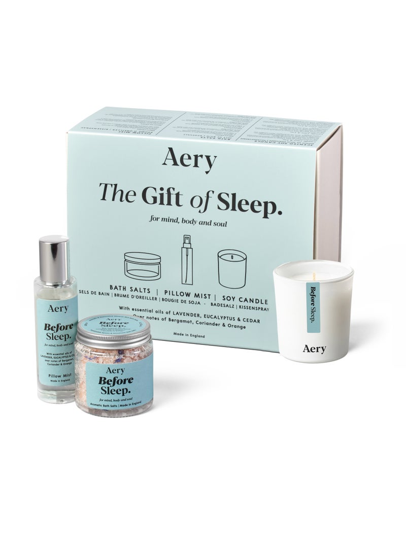 Aery Living Aery Living Gift Of Sleep Set - 100g Bath Salts, 50ml Pillow Mist, 85g Candle  - Image 1