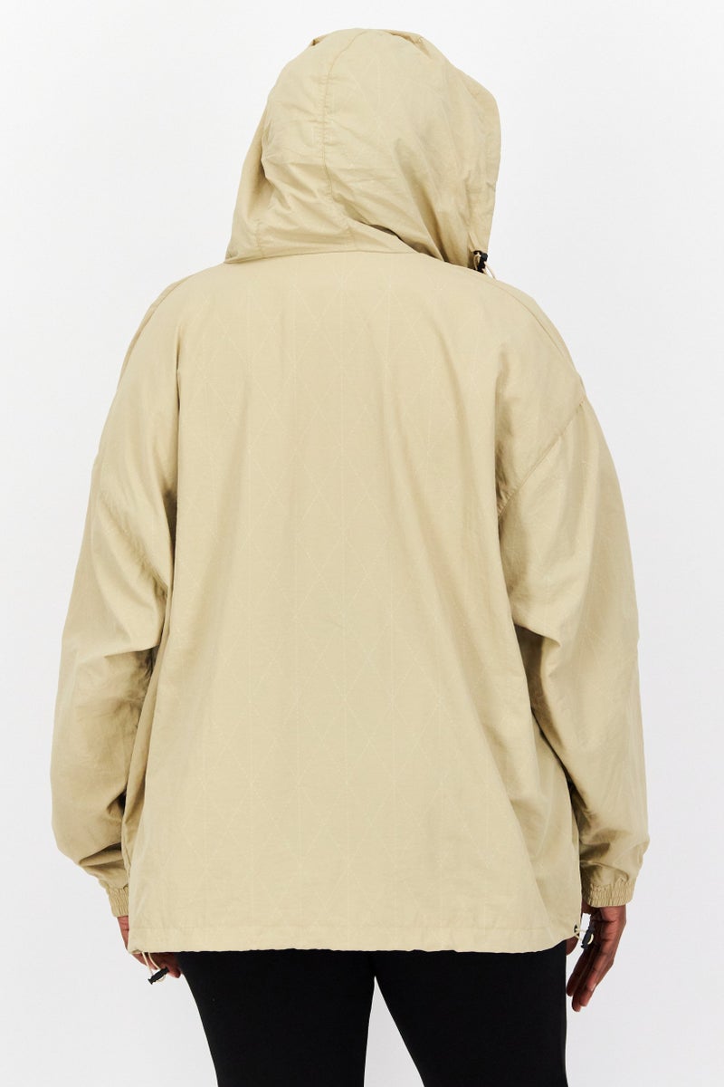 FILA Women Sportswear Fit Training Jacket, Khaki - Image 2