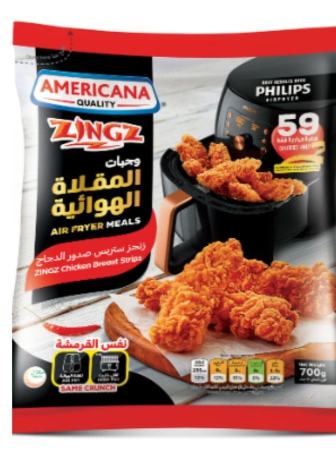 Air Fryer Zingz Chicken Breast Strips