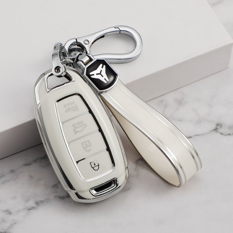 For Beijing Hyundai Ix35 Car Key Cover Elantra Yuena Festa Sonata Ix25 Shengda Shell Buckle - Image 1