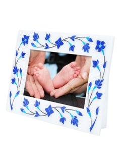 Crocon Crocon 7x5 Picture Frame - Newborn Baby Boy and Girl Gifts, Marble White 7x5 Photo Frame for Wall Mounting or Tabletop Display, Modern Picture Frames Collage for Countertop, Home Decor  - Image 1