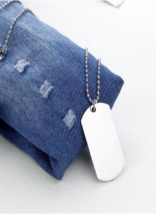 ZJ ZHIJIA JEWELRY - ZJ ZHIJIA JEWELRY Stainless Steel Dog Tag Stamped Necklace Letter Always Remember You are Braver Than You Believe... Pendant Inspirational Gifts Men Women Graduation Gift - Image 1
