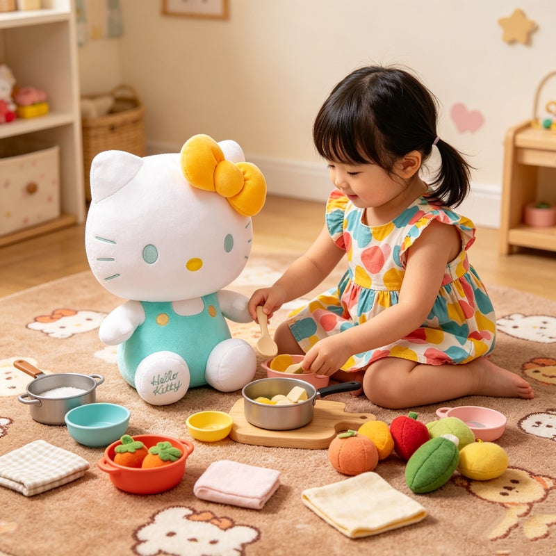 Hello Kitty 30cm Hello Kitty Original genuine plush doll - Image 3
