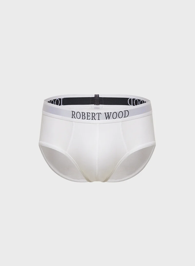 Robert Wood Pack Of 3 Luxury Modal Briefs With Antibacterial Finish
