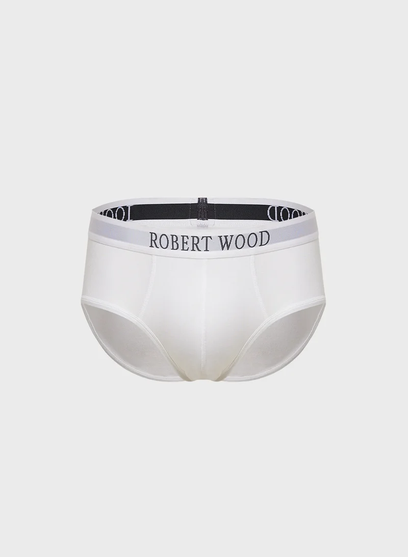 Robert Wood Pack Of 3 Luxury Modal Briefs With Antibacterial Finish