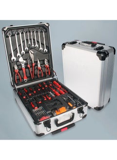 DubaiGallery Steel Tool Box With Hand Tool Sets For Garage Storage Tool Cabinet Trolley Box  - Image 1