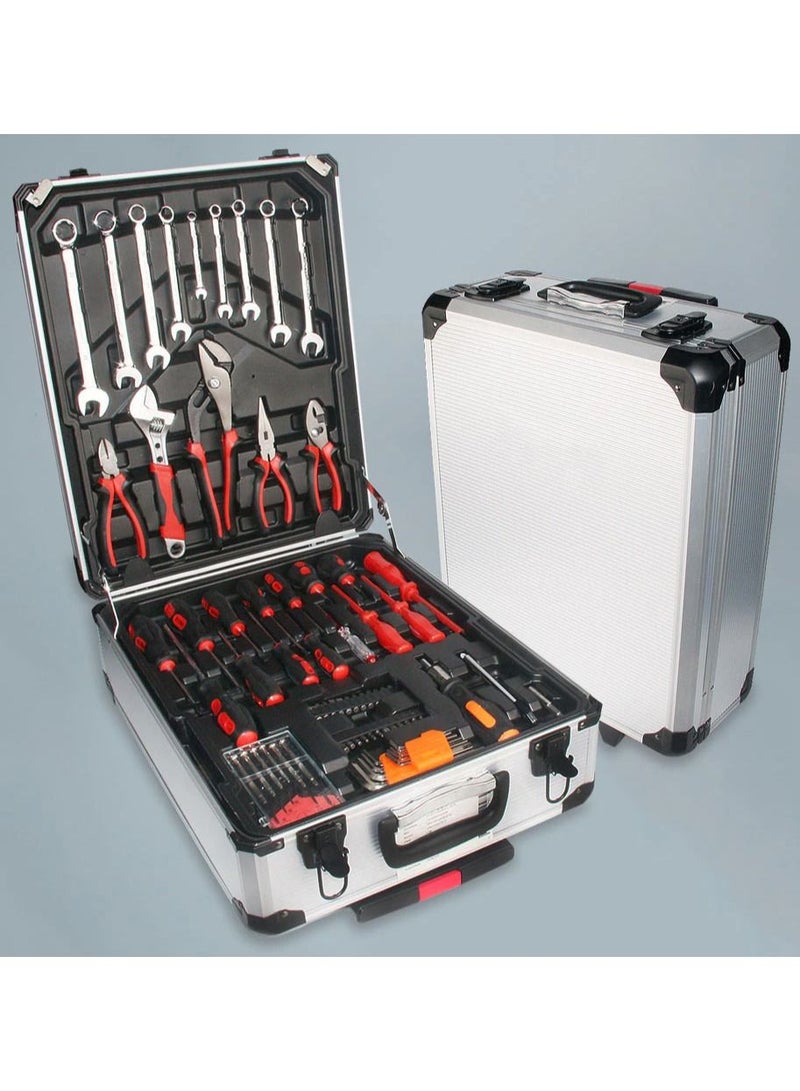 DubaiGallery Steel Tool Box With Hand Tool Sets For Garage Storage Tool Cabinet Trolley Box - Image 1