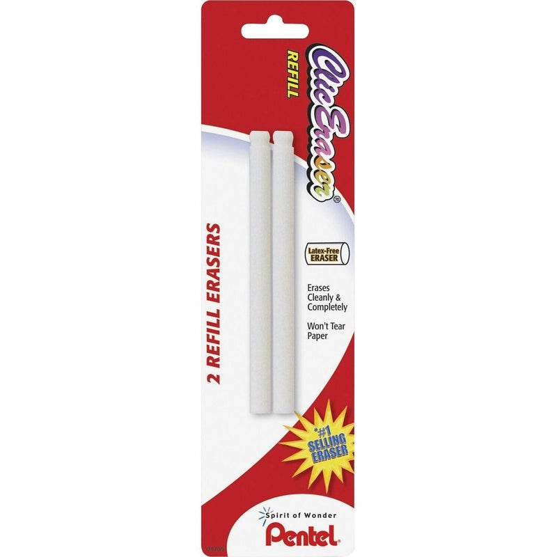 Pentel إعادة تعبئة ممحاة بنتل كليك، بيضاء (ZER2BP-K6) - Image 1