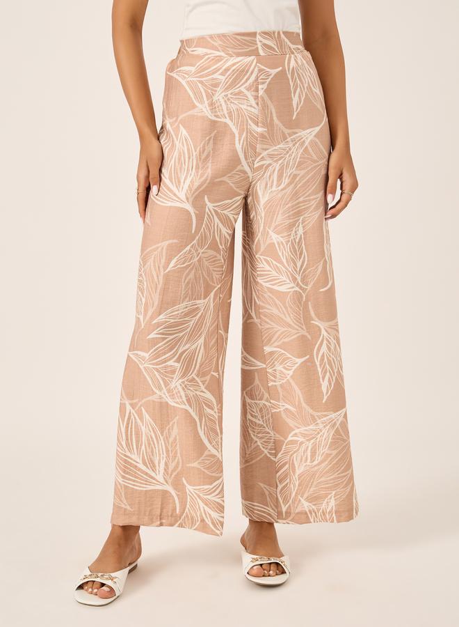 Styli Floral Print Kimono and Wide Leg Trousers Co-Ords - Image 5