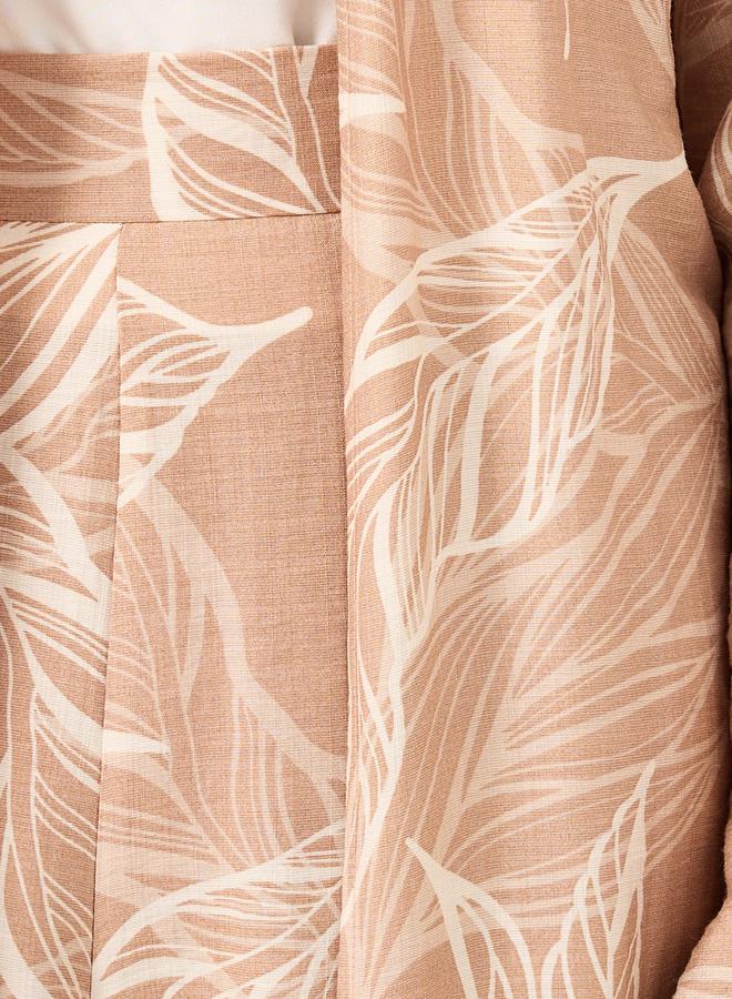 Styli Floral Print Kimono and Wide Leg Trousers Co-Ords - Image 3
