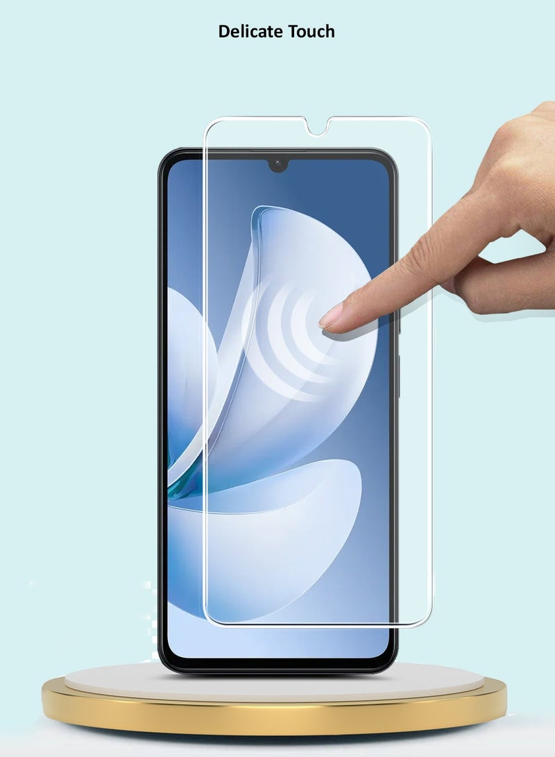 جيماكس واقي شاشة زجاجي مقوّى Realme Note 70 4G 2025 سلسلة GMAX بريميوم حواف منحنية 9H 2.5D - شفاف - Image 5