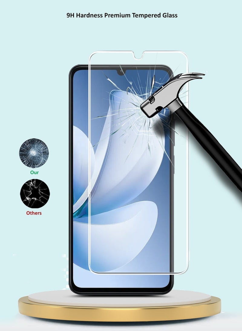 جيماكس واقي شاشة زجاجي مقوّى Realme Note 70 4G 2025 سلسلة GMAX بريميوم حواف منحنية 9H 2.5D - شفاف - Image 4