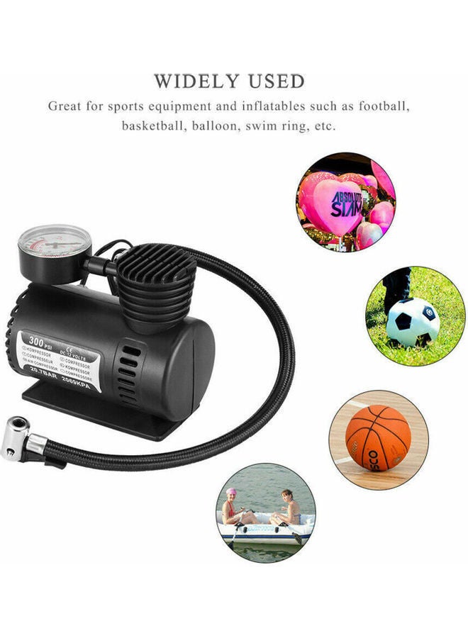 NIBEMINENT Car Electric Air Pump 300psi Compressor Portable Tire Inflator For  - Image 3