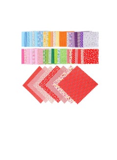 SYOSI 42 Pieces Quilting Fabric Squares Sheets Cotton Fabric Bundle Squares Patchwork 9.5 x 9.5 Inch Pre-Cut Quilt Squares for DIY Crafts Sewing Quilting  - Image 1